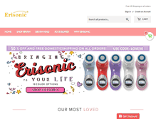 Tablet Screenshot of erisonic.com
